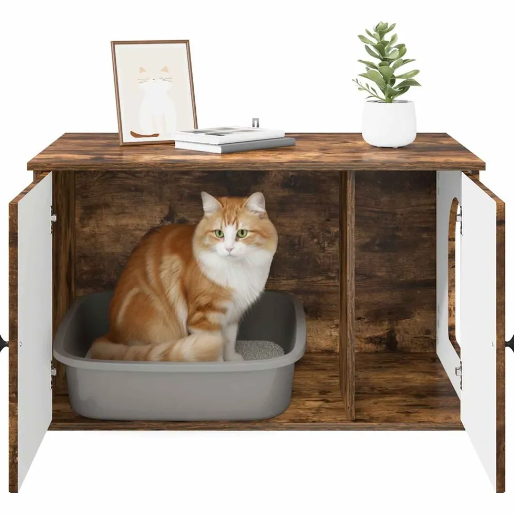 vidaXL Productos Para Mascotas-Casa para Gatos 85 x 55 x 50 cm
