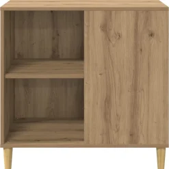 vidaXL Casa para Gatos Roble Artesanal 72 x 42.5 x 70 cm Roble artisan Clearance