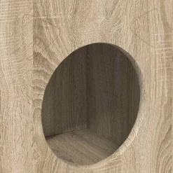 vidaXL Productos Para Mascotas-Casa para Gatos Sonoma 72 x 42.5 x 70 cm Madera de ingeniería