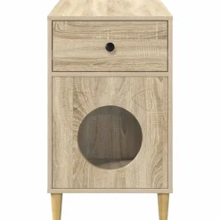 vidaXL Productos Para Mascotas-Casa para Gatos Sonoma 72 x 42.5 x 70 cm Madera de ingeniería