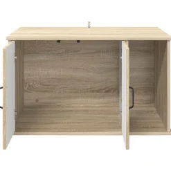 vidaXL Casa para Gatos Sonoma 85 x 55 x 50 cm Madera de ingeniería Roble Sonoma Sale