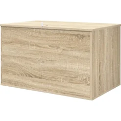 vidaXL Casa para Gatos Sonoma 85 x 55 x 50,5 cm Madera de ingeniería Roble Sonoma New