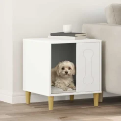 vidaXL Productos Para Mascotas-Casa para perros 44 x 42 x 49 cm Madera de ingeniería