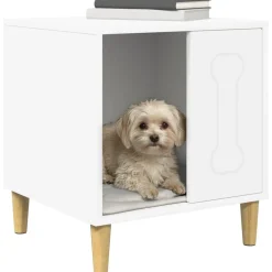 vidaXL Productos Para Mascotas-Casa para perros 44 x 42 x 49 cm Madera de ingeniería