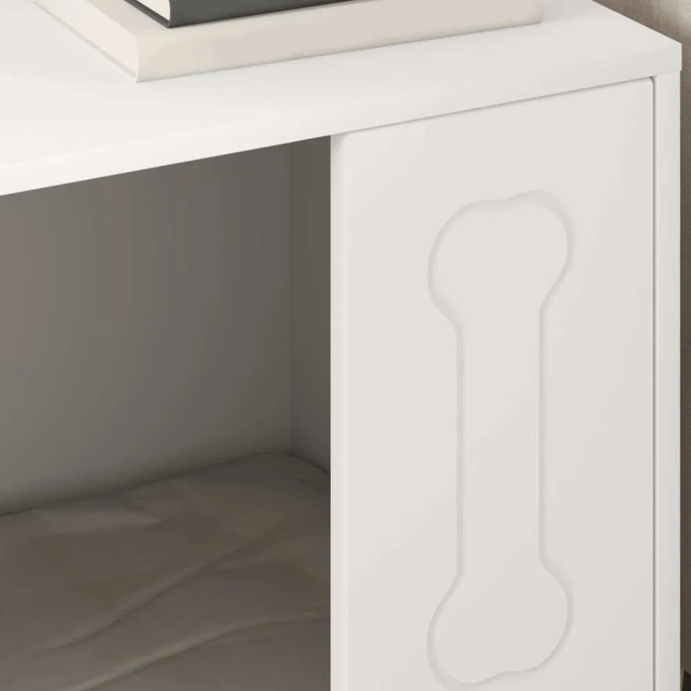 vidaXL Productos Para Mascotas-Casa para perros 44 x 42 x 49 cm Madera de ingeniería
