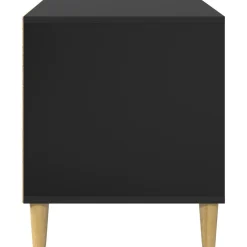 vidaXL Casa para perros 44 x 42 x 49 cm Madera de ingeniería Negro Clearance