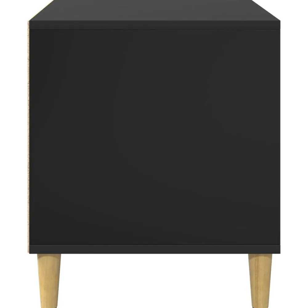 vidaXL Casa para perros 44 x 42 x 49 cm Madera de ingeniería Negro Clearance