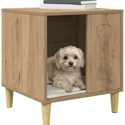 vidaXL Casa para perros Roble Artesanal 44 x 42 x 49 cm Roble artisan Best