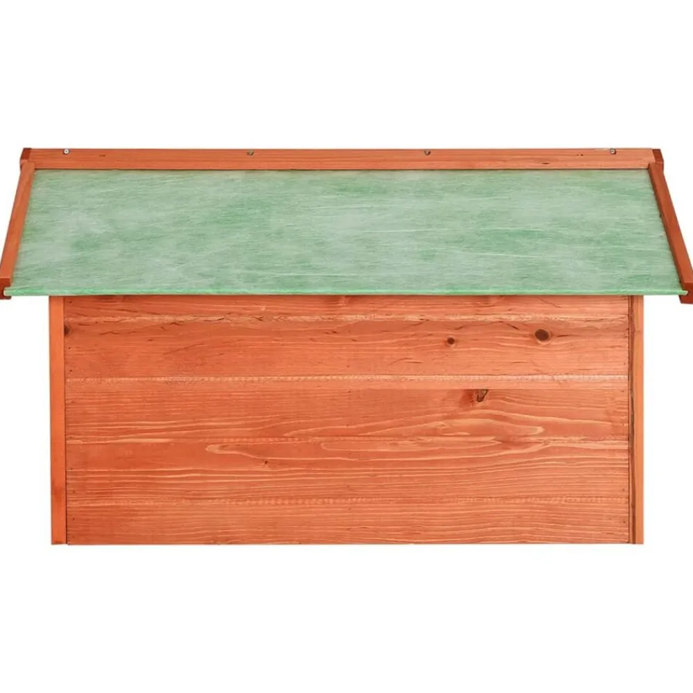 vidaXL Jardín-Caseta de cortacésped robótico madera maciza abeto 72x87x50 cm