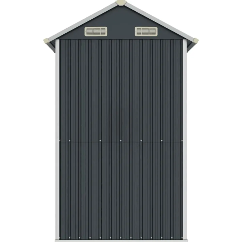 vidaXL Caseta de jardín 192x152,5x237 cm acero galvanizado Antracita Sale