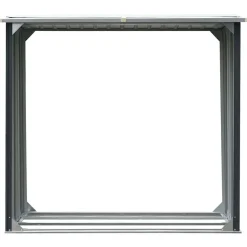 vidaXL Accesorios Para Hornos De Leña Y Chimeneas-Caseta de jardín para leña acero galvanizado gris 172x91x154 cm