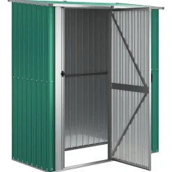 vidaXL Jardín-Caseta de jardín 180,5x97x209,5 cm acero galvanizado