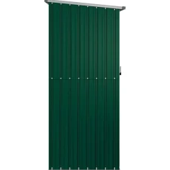 vidaXL Jardín-Caseta de jardín 180,5x97x209,5 cm acero galvanizado