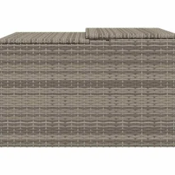 vidaXL Caseta de robot cortacésped ratán sintético 86x90x52/57cm Gris Outlet