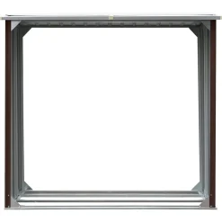 vidaXL Caseta jardín para leña acero galvanizado marrón 172x91x154 cm Marr&oacute;n Hot