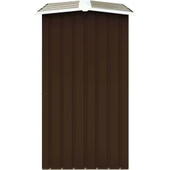 vidaXL Caseta jardín para leña acero galvanizado marrón 172x91x154 cm Marr&oacute;n Hot