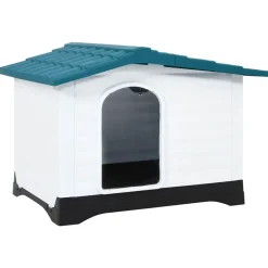 vidaXL Productos Para Mascotas-Caseta para perros polipropileno 90,5x68x66 cm