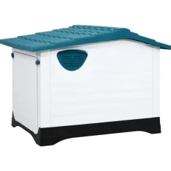 vidaXL Productos Para Mascotas-Caseta para perros polipropileno 90,5x68x66 cm