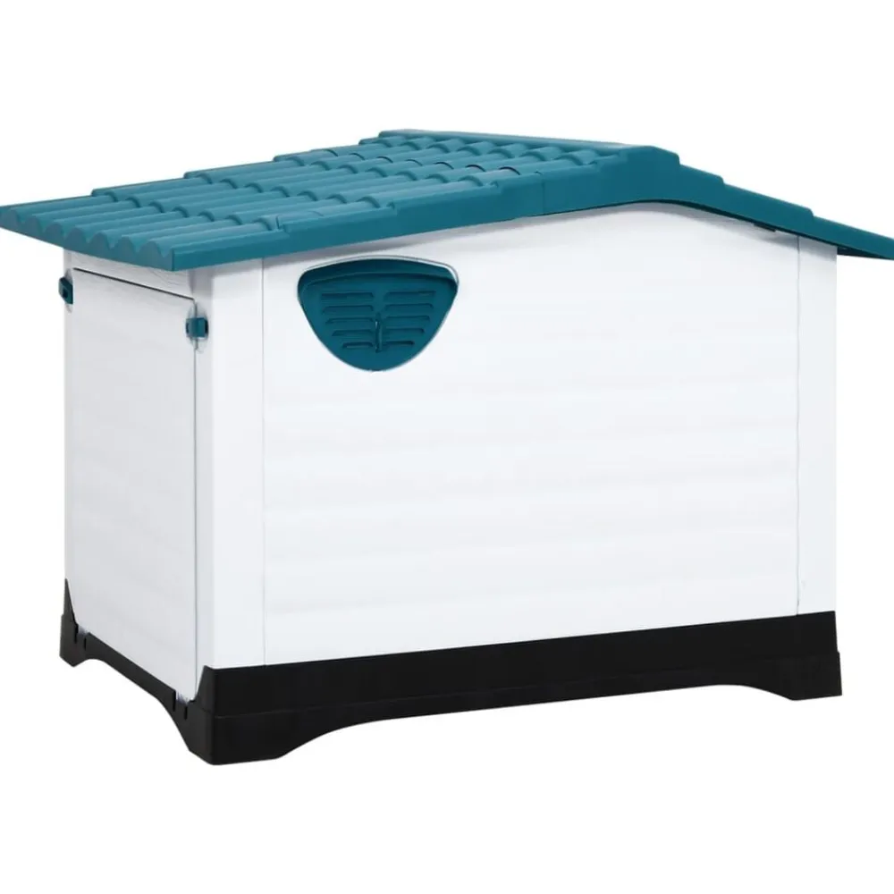 vidaXL Productos Para Mascotas-Caseta para perros polipropileno 90,5x68x66 cm