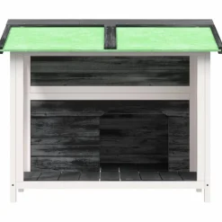 vidaXL Productos Para Mascotas-Caseta para perros madera maciza de pino 96x87x80,5 cm