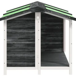 vidaXL Productos Para Mascotas-Caseta para perros madera maciza de pino 96x87x80,5 cm