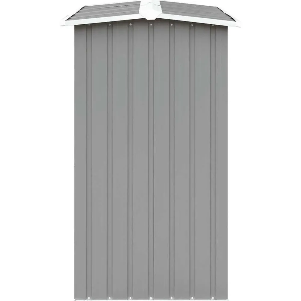 vidaXL Accesorios Para Hornos De Leña Y Chimeneas-Casetilla para leña acero galvanizado 172x91x154 cm