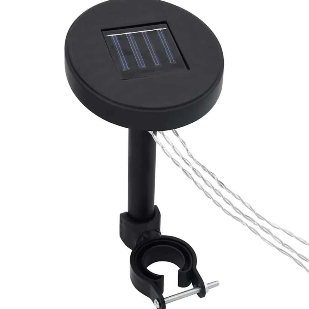 vidaXL Cenador con doble techo y tira de luces LED 3x4 m Antracita Sale