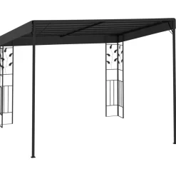 vidaXL Jardín-Cenador con montaje en la pared 3x3x2,5 m