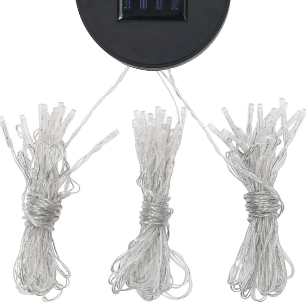 vidaXL Jardín-Cenador con tira de luces LED 3x3 m