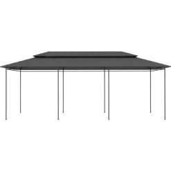 vidaXL Cenador gris 600x298x270 cm Antracita Hot