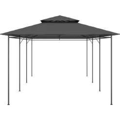 vidaXL Cenador gris 600x298x270 cm Antracita Hot