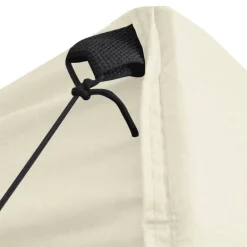 vidaXL Cenador plegable con 4 paredes colore 3x3 m Crema Online