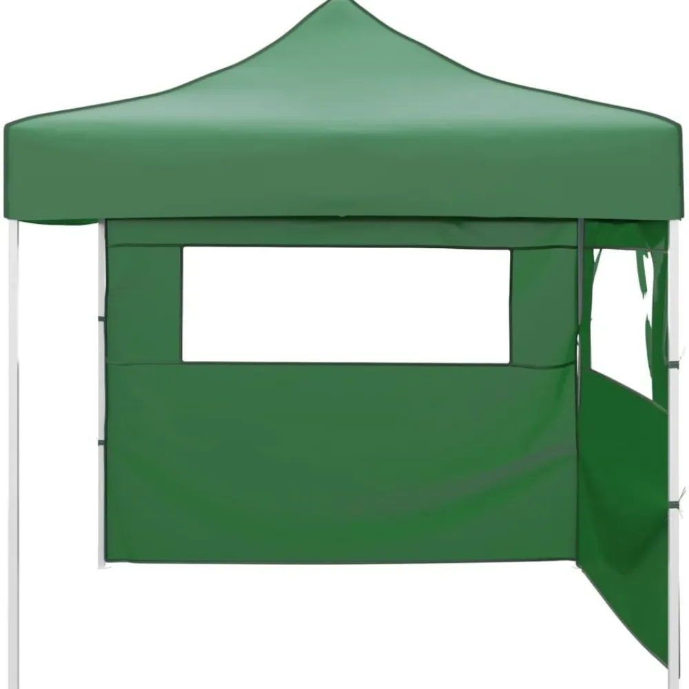 vidaXL Jardín-Cenador plegable con 2 paredes 3x3 m