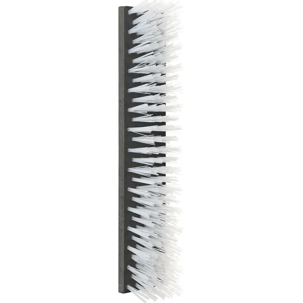 vidaXL Cepillos para Ganado Negro y 50 x 10 x 6.5 cm Plástico y Acero White