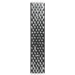 vidaXL Cepillos para Ganado Negro y 50 x 10 x 6.5 cm Plástico y Acero White