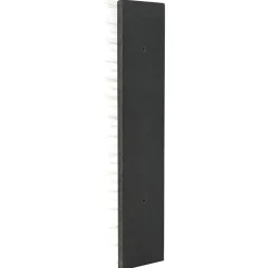 vidaXL Cepillos para Ganado Negro y 50 x 10 x 6.5 cm Plástico y Acero White