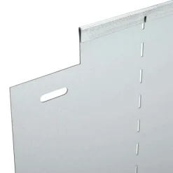 vidaxl Vallas De Jardín-Cerca de Césped Color Galvanizado 100 x 14 x 0.07 cm