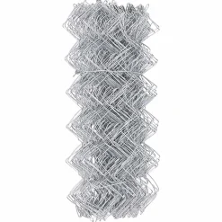 vidaXL Cerca de eslabones de cadena Plateado 10 x 0,4 m Acero galvanizado New