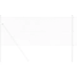 vidaXL Cerca Hexagonal Plateado 0,4 x 10 m Acero galvanizado Discount