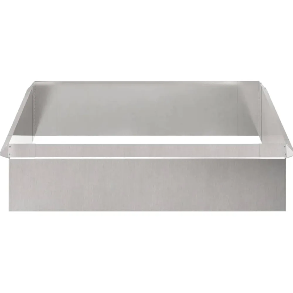 vidaXL Vallas De Jardín-Cercas para caracoles 8 pcs Plateado