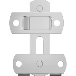 vidaXL Accesorios De Bricolaje-Cerradura de puerta 2 pcs Plateado 70 x 8 mm Acero