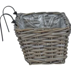 vidaXL Decoración-Cesta Colgante para Plantas 2 pcs 48 x 22 x 15 cm