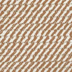 vidaXL Cesta de almacenaje con tapa algodón marrón y blanco Ø40x35 cm Marr&oacute;n Online