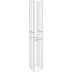 vidaXL Vallas De Jardín-Cestas de muro de gaviones 3 uds acero galvanizado 25x25x197cm