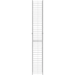 vidaXL Vallas De Jardín-Cestas de muro de gaviones 3 uds acero galvanizado 25x25x197cm