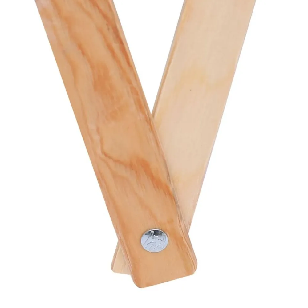 vidaXL Productos Del Hogar-Cesto para colada plegable madera y tela