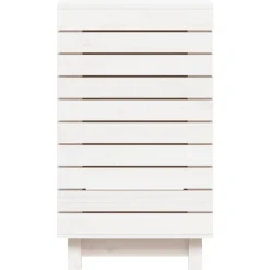 vidaXL Productos Del Hogar-Cesto para la ropa sucia madera maciza pino 44x44x76 cm