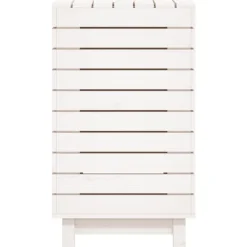 vidaXL Productos Del Hogar-Cesto para la ropa sucia madera maciza pino 44x44x76 cm