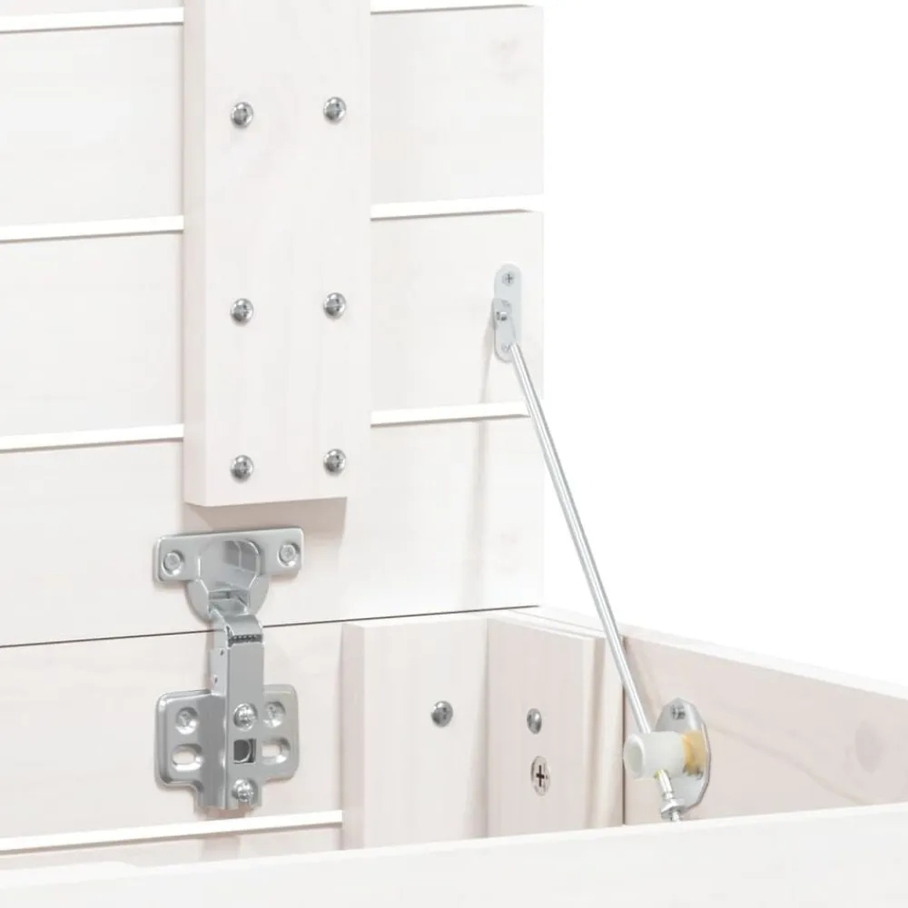 vidaXL Productos Del Hogar-Cesto para la ropa sucia madera maciza pino 44x44x76 cm