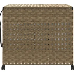 vidaXL Productos Del Hogar-Cesto para ropa sucia con ruedas ratán 66x35x60 cm